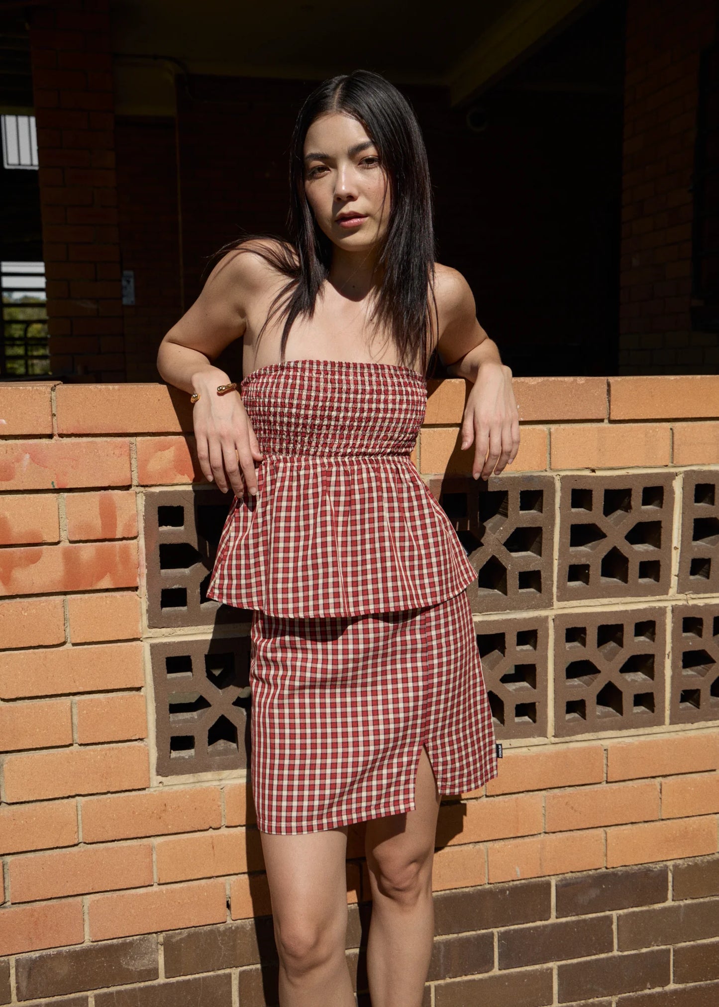 AFENDS AUSTIN - CHECK MINI SKIRT