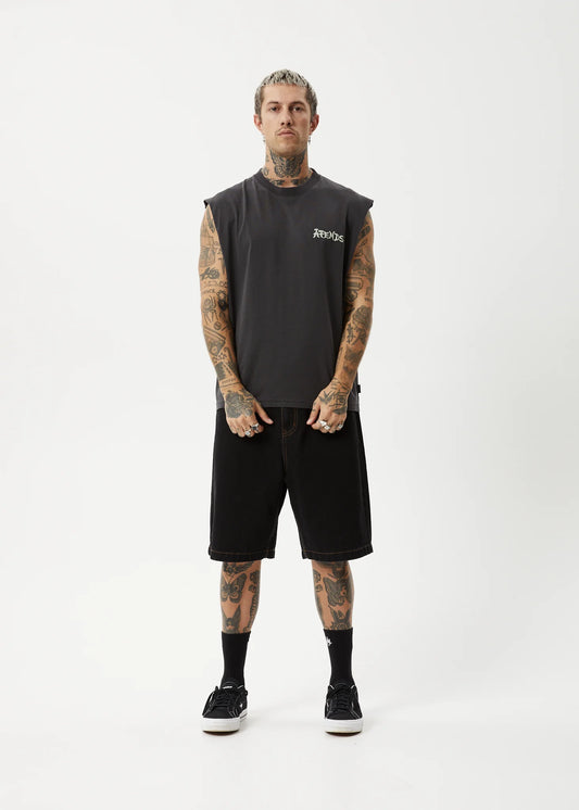 AFENDS Destroyer Sleeveless Tee Recycled