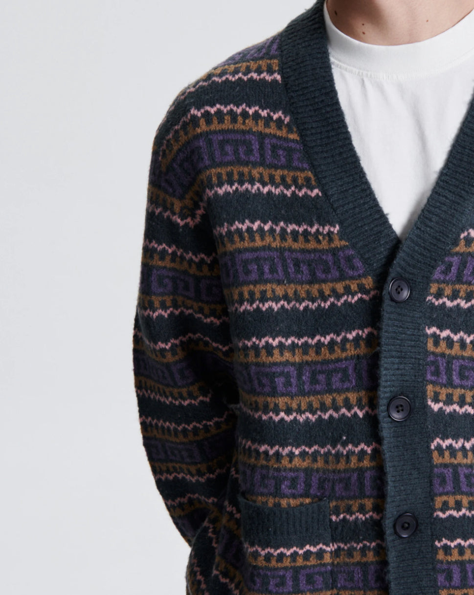 Critical Slide Stonage Cardigan - Black