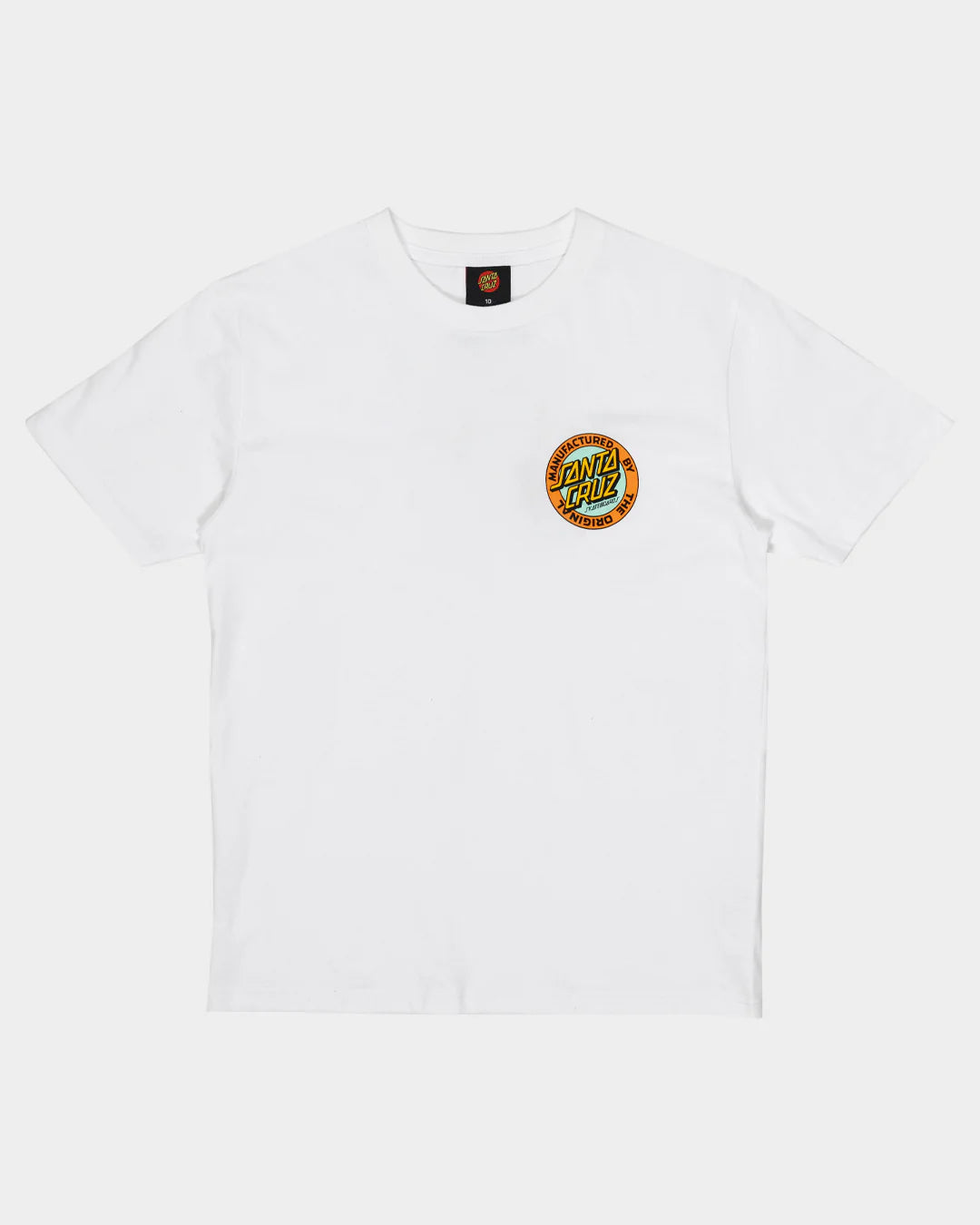 Santa Cruz MFG Retro Dot Reverse Girls Oversized T-Shirt White