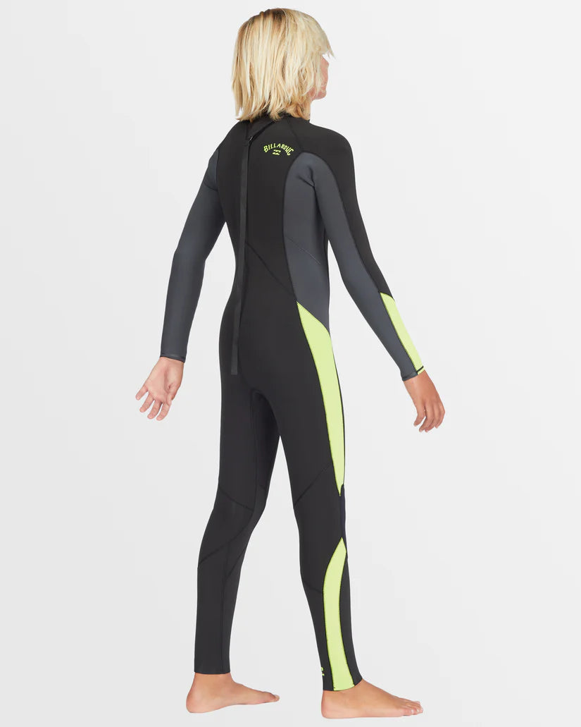 Billabong Boys 8-16 3/2mm Absolute Back Zip GBS Wetsuit