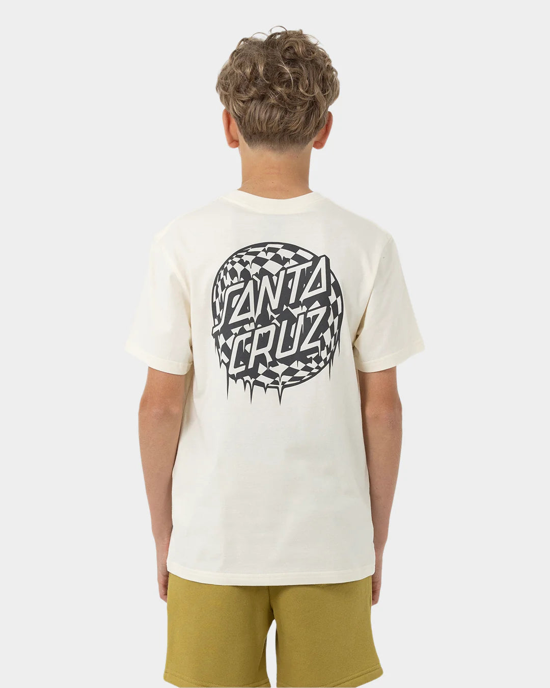 Santa Cruz Check waste dot mono reflect short sleeve regular fit tee