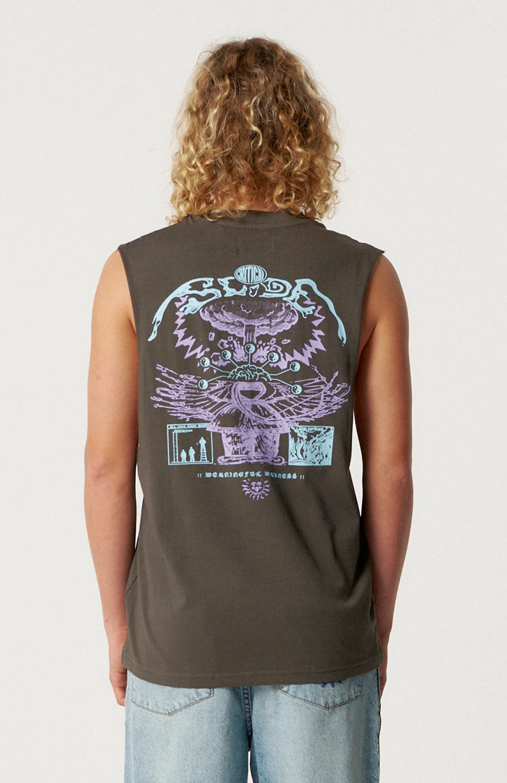 Critical Slide Madness Muscle Tee - Ashphalt