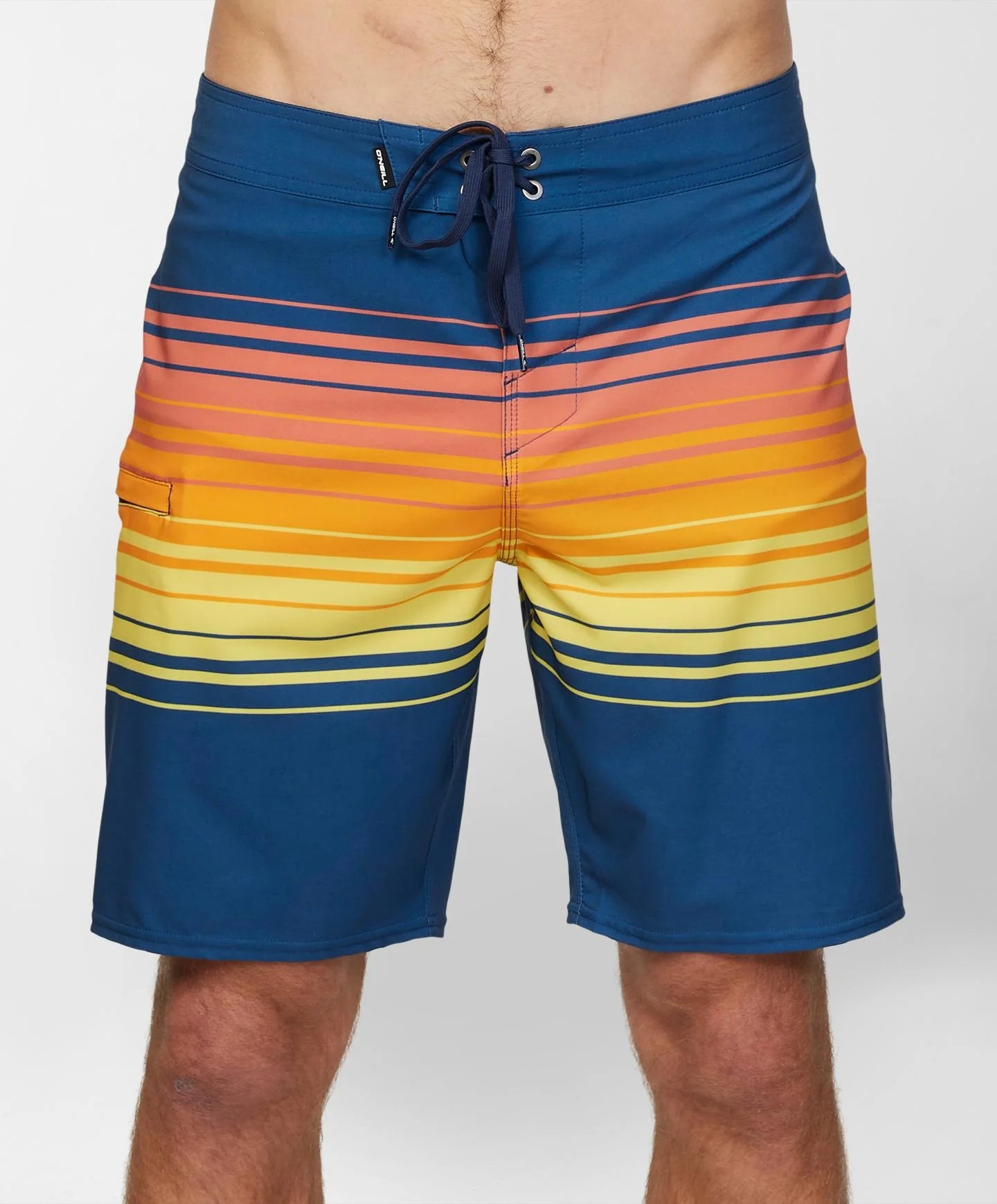 O’Neill HyperFreak Heat Stripe Line 19" Boardshorts - Indigo