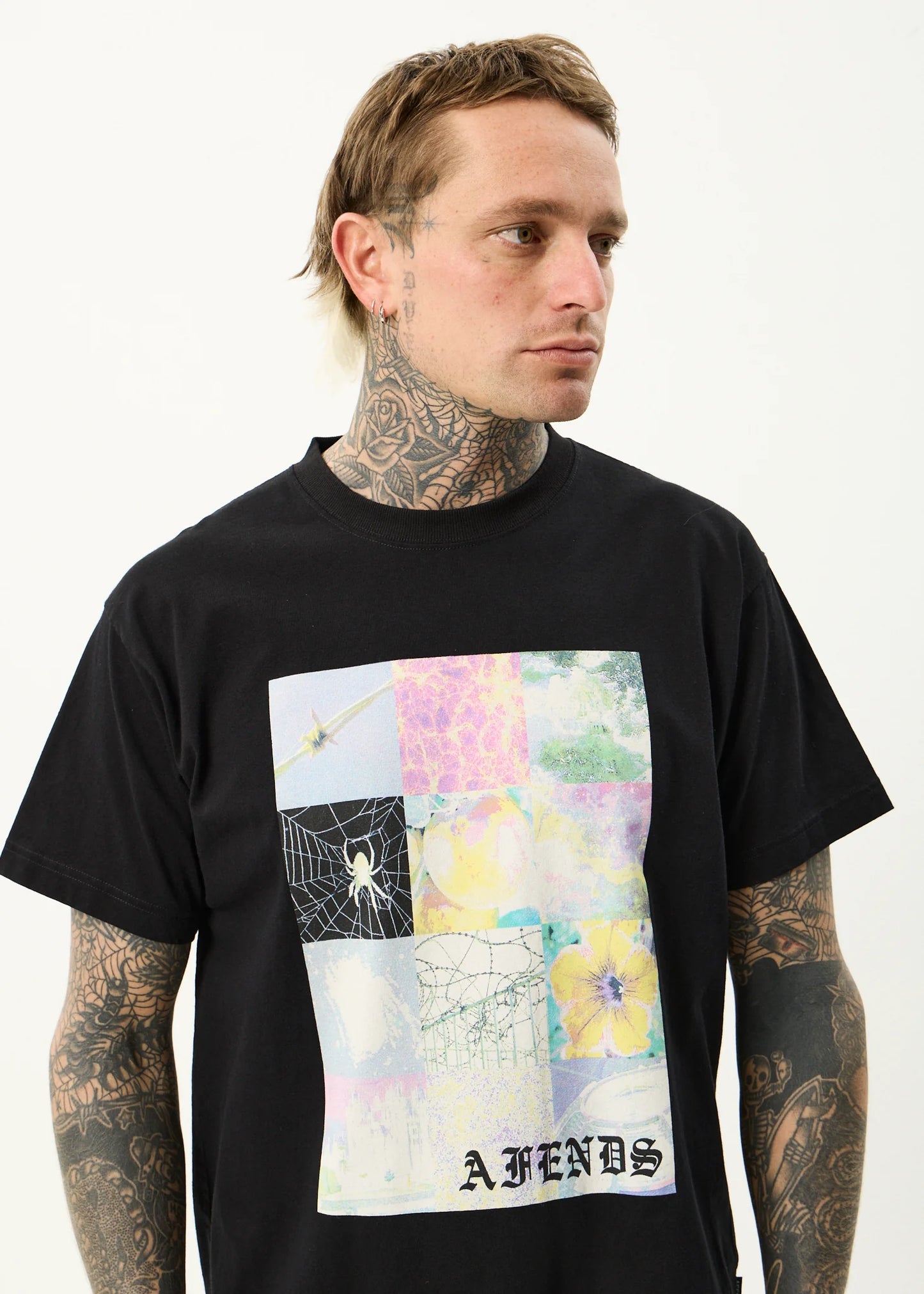 AFENDS SADWORLD - HEAVYWEIGHT BOXY TEE