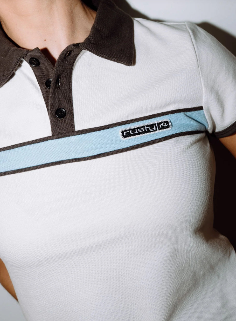 Rusty Step Closer Baby Polo Tee