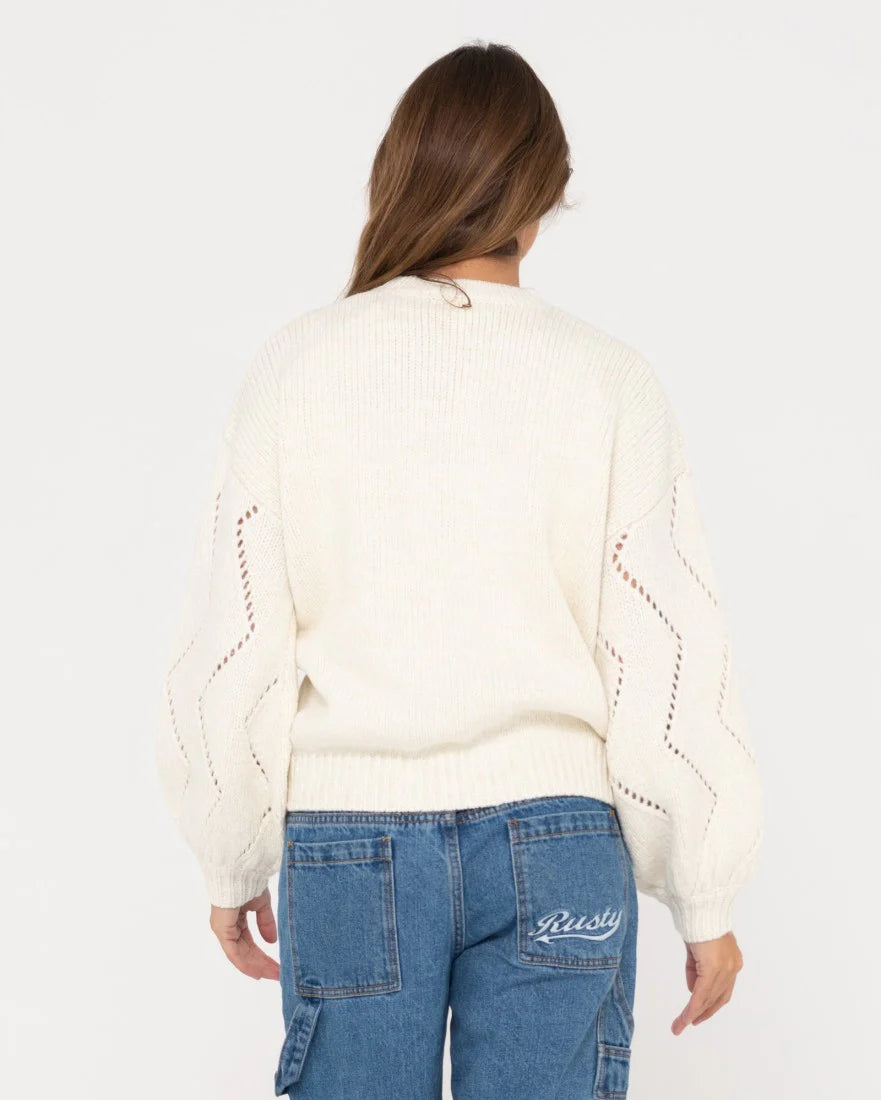Rusty Crew Knit Coconut Cream