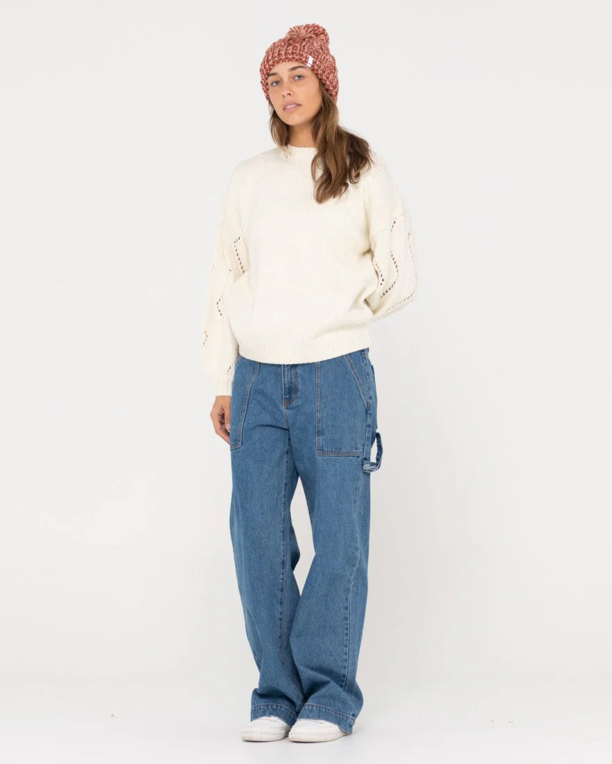 Rusty Crew Knit Coconut Cream