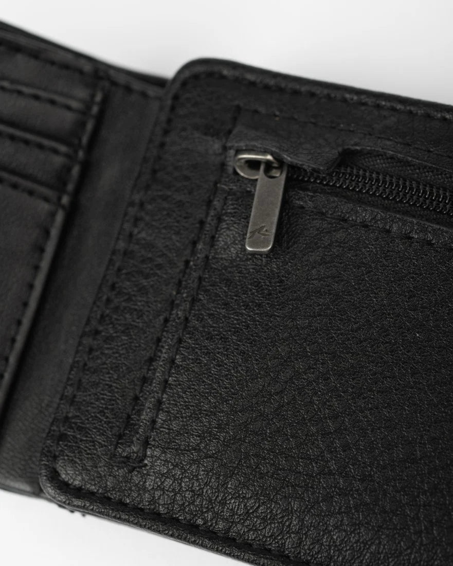 Rusty Trio Wallet Black