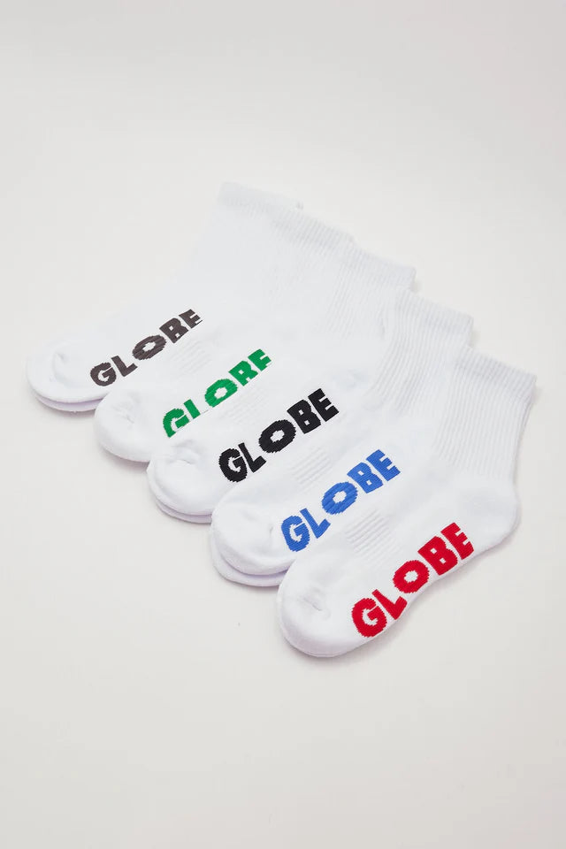 Globe stealth crew socks Youth 5 Pack