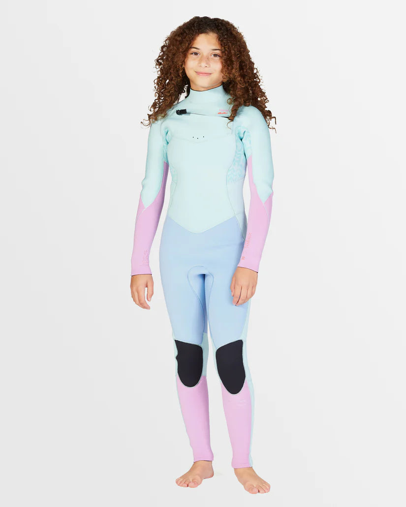 Girls 8-14 3/2 Synergy Back Zip Steamer Wetsuit