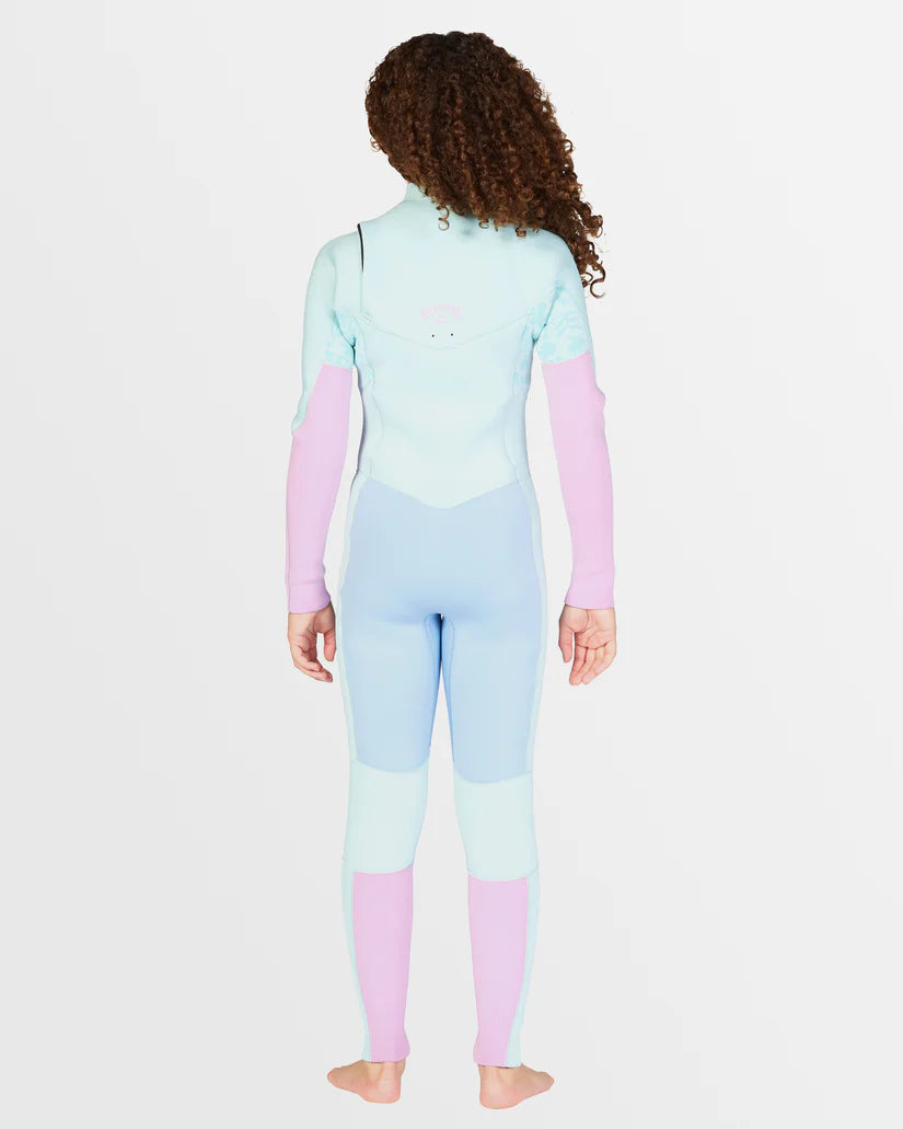 Girls 8-14 3/2 Synergy Back Zip Steamer Wetsuit