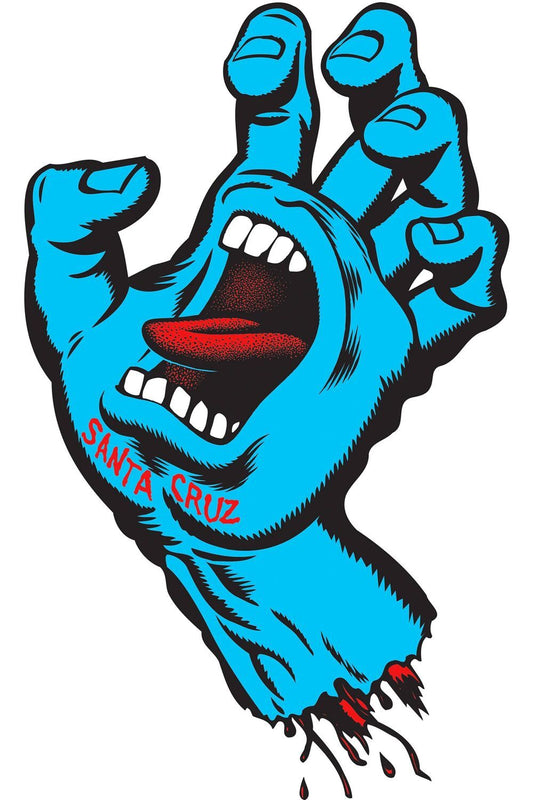 Screaming Hand Blue 4 Inch