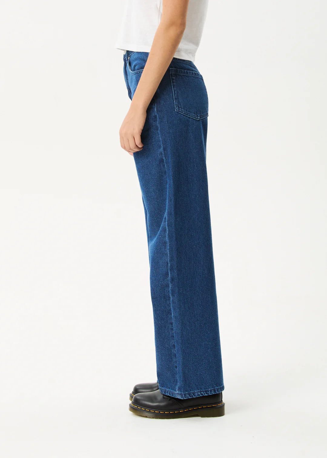 AFENDS Bella Denim Wide Leg Baggy Jean Hemp
