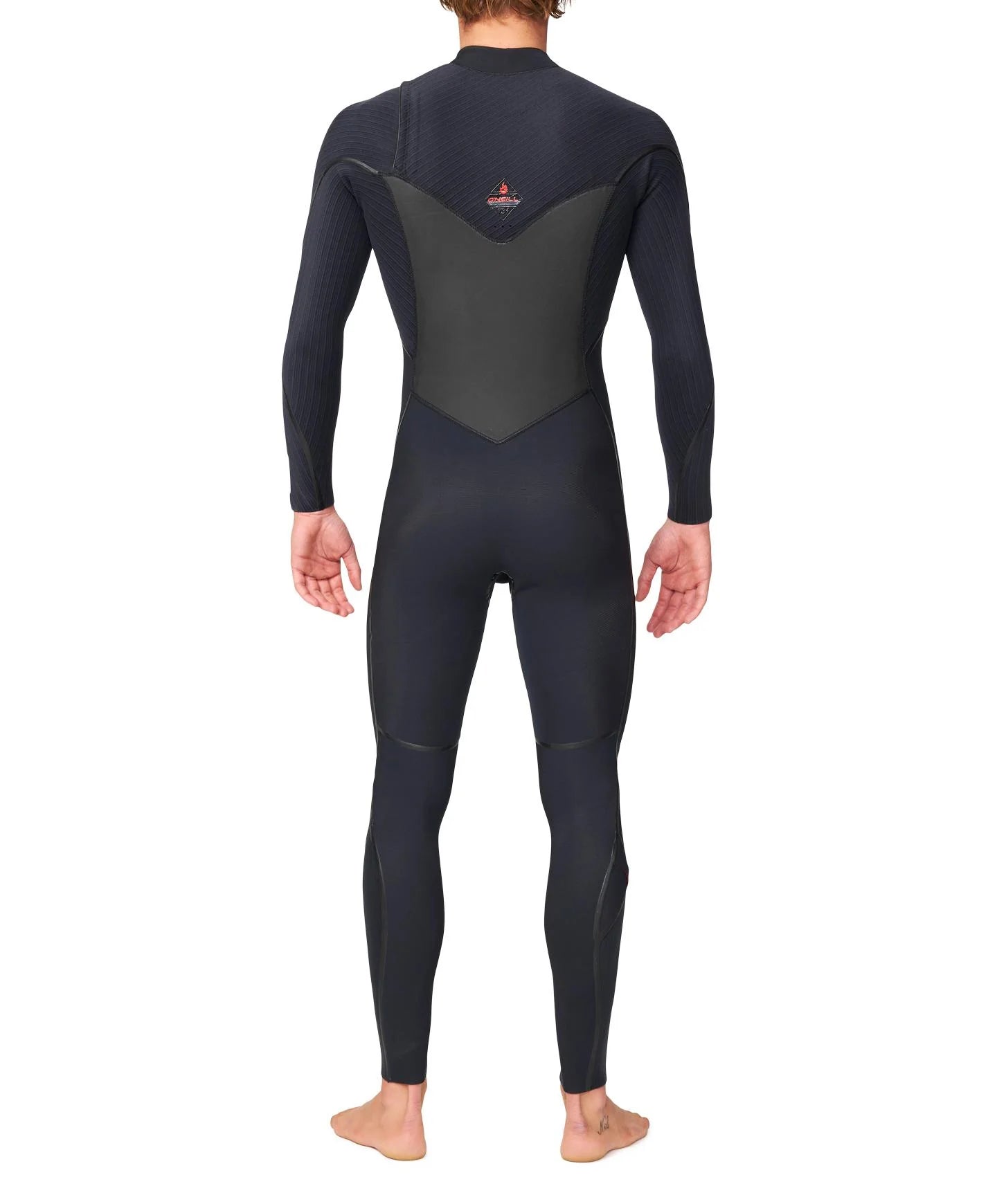 O'Neill HyperFire X 3/2mm Steamer Chest Zip Wetsuit - Black