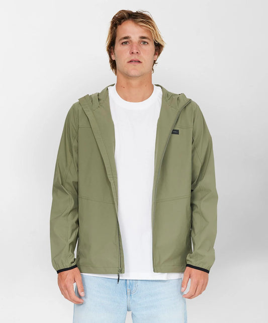 O'Neill TRVLR Windbreaker Stretch Jacket - Deep Green