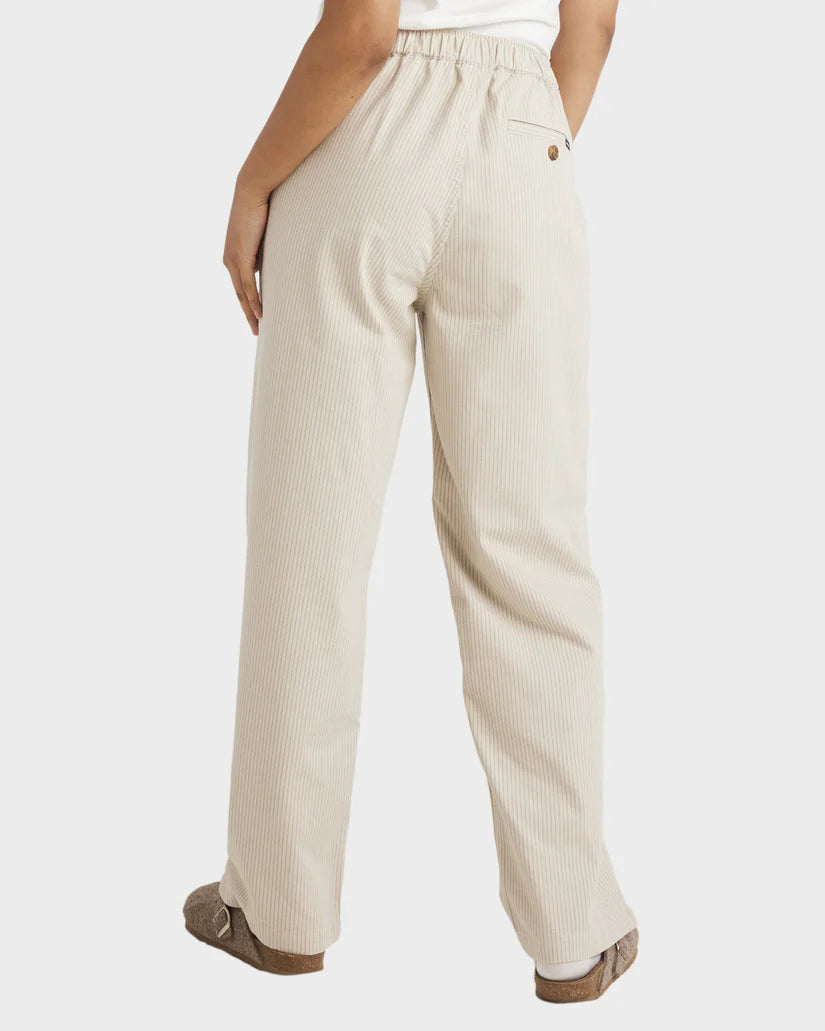 RVCA WOMENS STRIPE HUDSON PANT