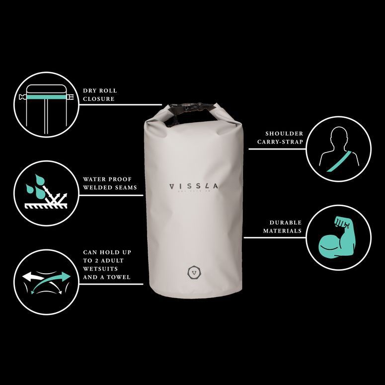 7 SEAS 20L DRY PACK - essential surf and skate