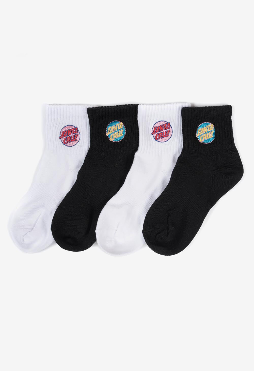 GIRLS CLASH SOCKS - 4 PAIR - essential surf and skate