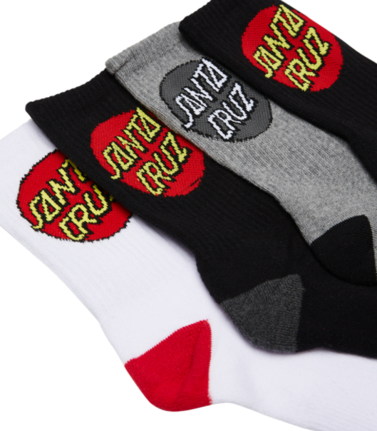 Cruz Sock - 4 Pair - essential surf and skate