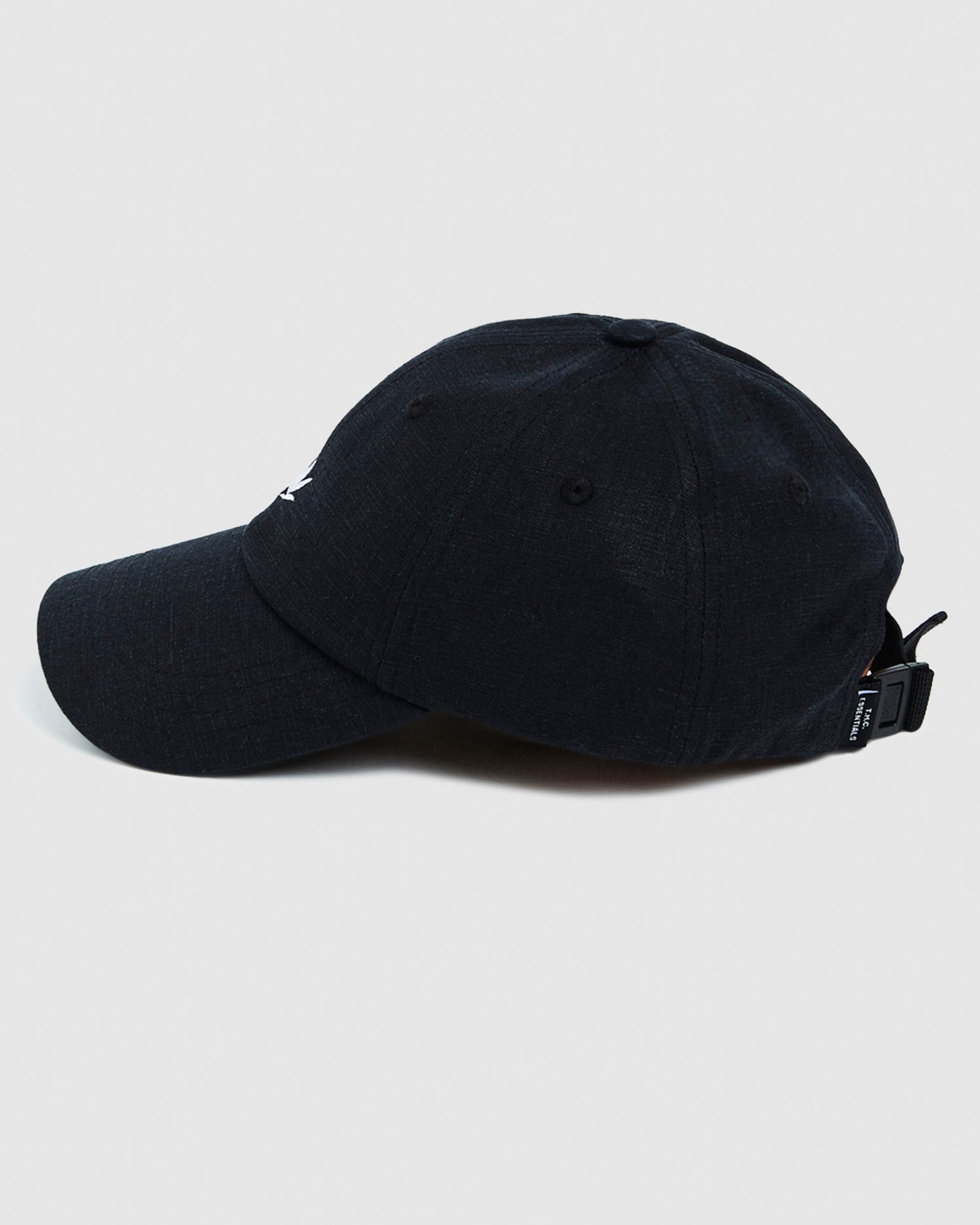 Foundation - Hemp 6 Panel Cap - Black