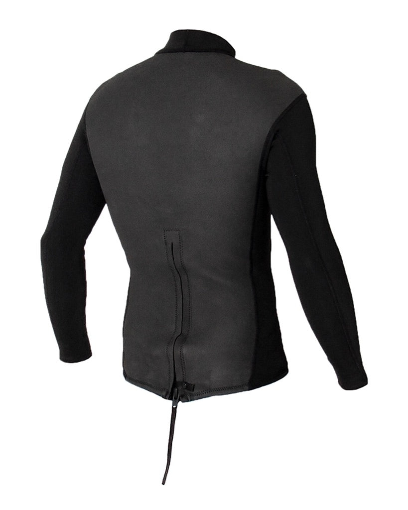 Mens Heritage Back Zip LS Vest - 1.5mm