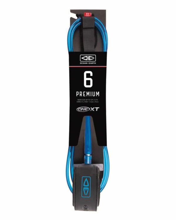6ft Premium ONE-XT Leash - essential surf and skate