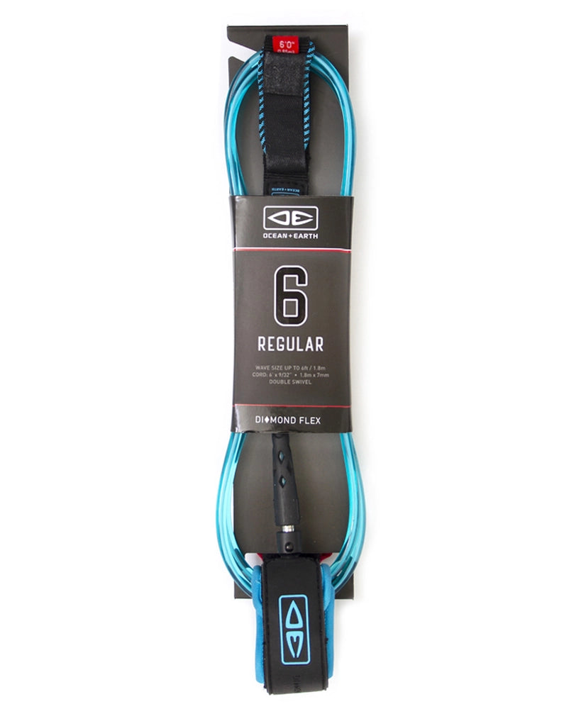 6ft Regular Leash - essential surf and skate