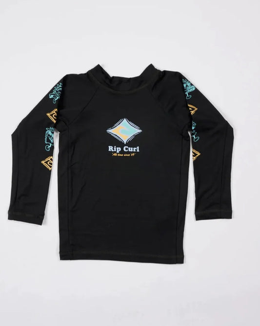 Micro Waves L/S Rash Vest - Boy
