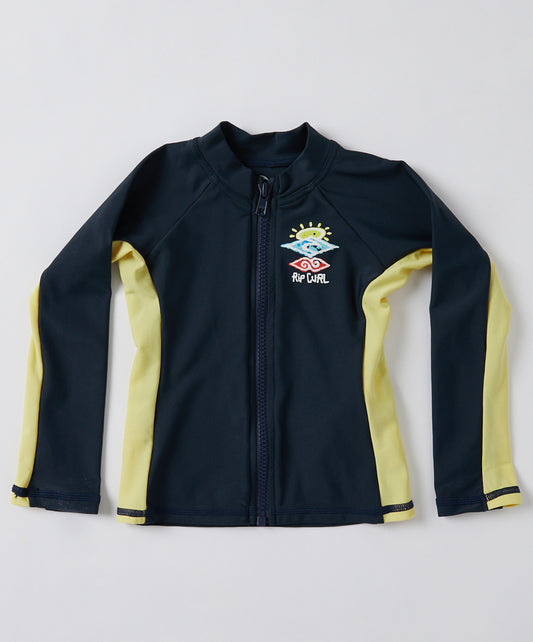 Cosmic Ls Zip Through Rash Vest - Kids