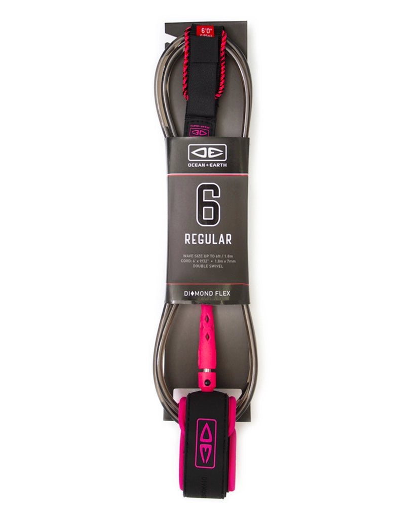 6ft Regular Leash - essential surf and skate