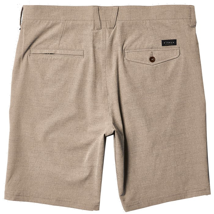Vissla Fin Rope Hybrid 20" Shorts-Dark Khaki