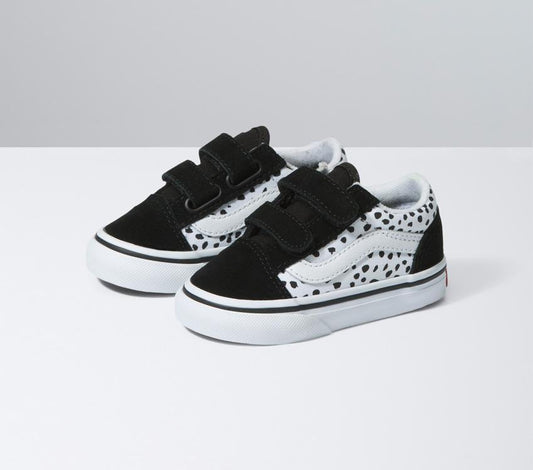 Toddlers' Old Skool Shoes Dalmatian Black/true White