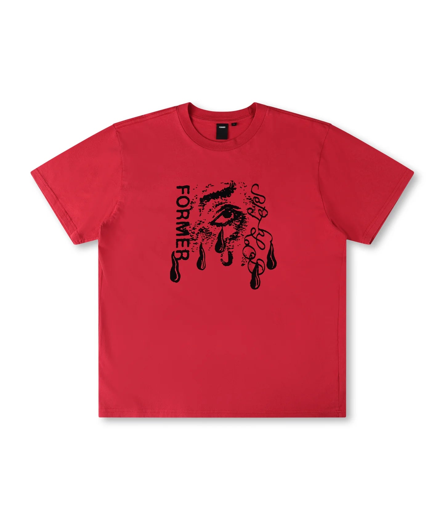 FORMER WEEPING ORGAN OF SIGHT T-SHIRT // WASHED RED - essential surf and skate