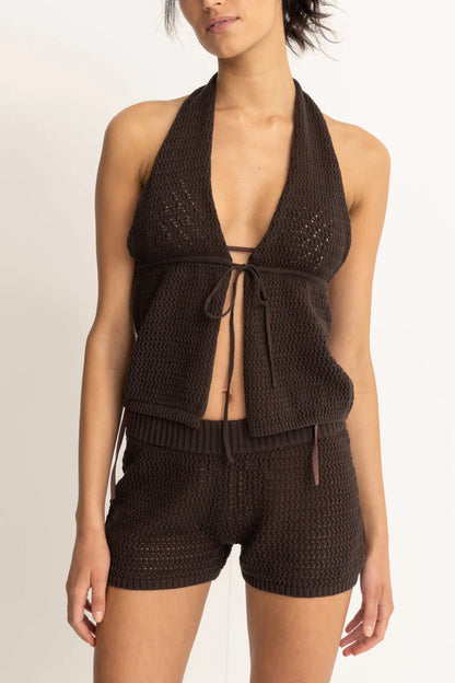 Rhythm Frida Knit Halter Top