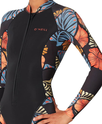 O'Neill Women's Bahia FZ Cheeky 2mm Spring Suit