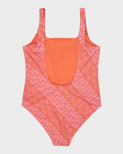 Roxy Girls 8-16 Heart N Soul One Piece Swimsuit