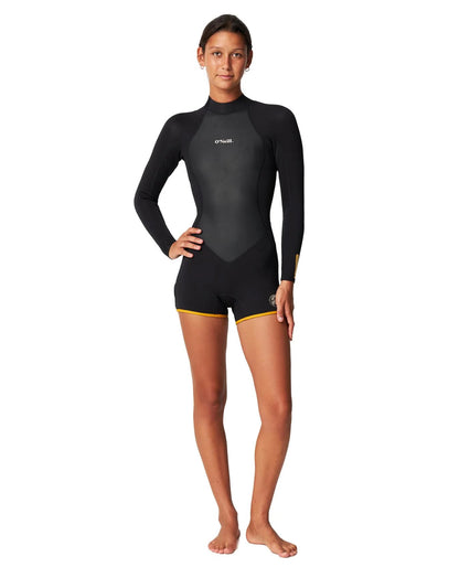 O’NEILL WOMEN'S O'RIGINALS BZ 2MM BOY LEG SPRING SUIT - BLACK