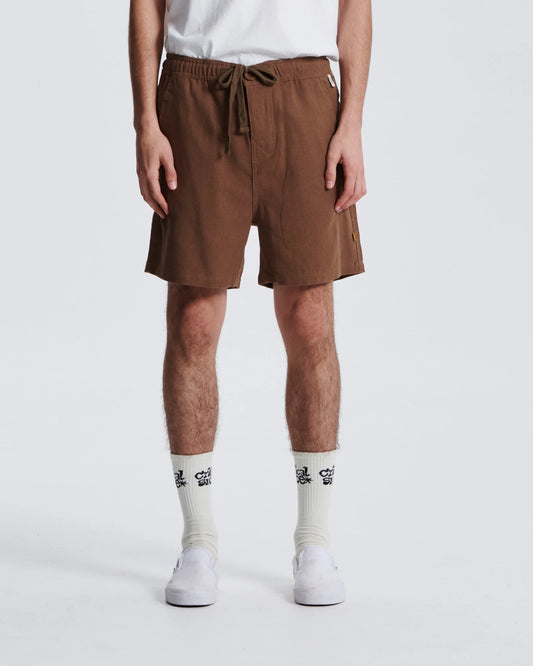 Critical Slide Cruiser Linen Short - Tobacco