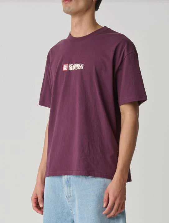 SDOUBLE S CUBE MID BLOCK T-SHIRT - essential surf and skate