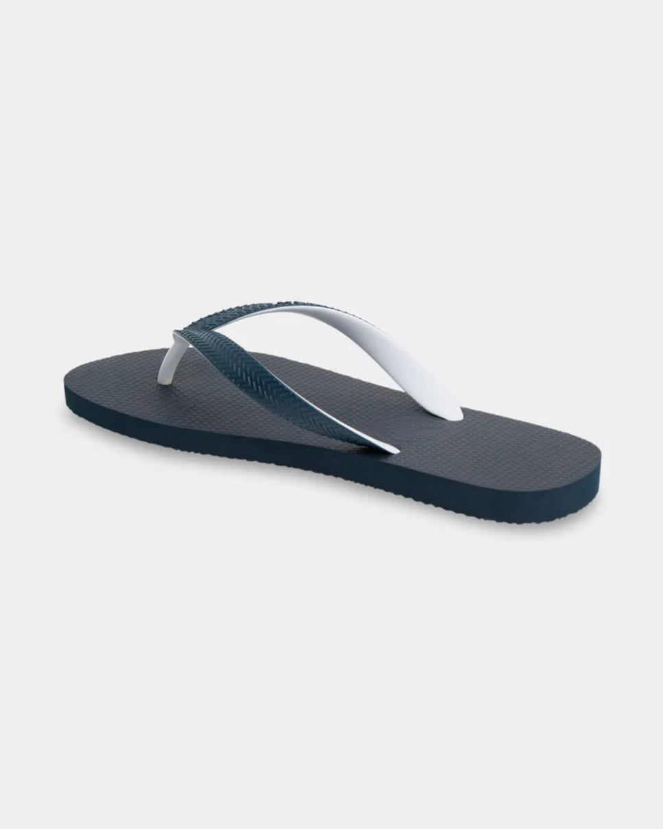 Kustom Blend Base Navy White 2FA Mens Strap Sandal