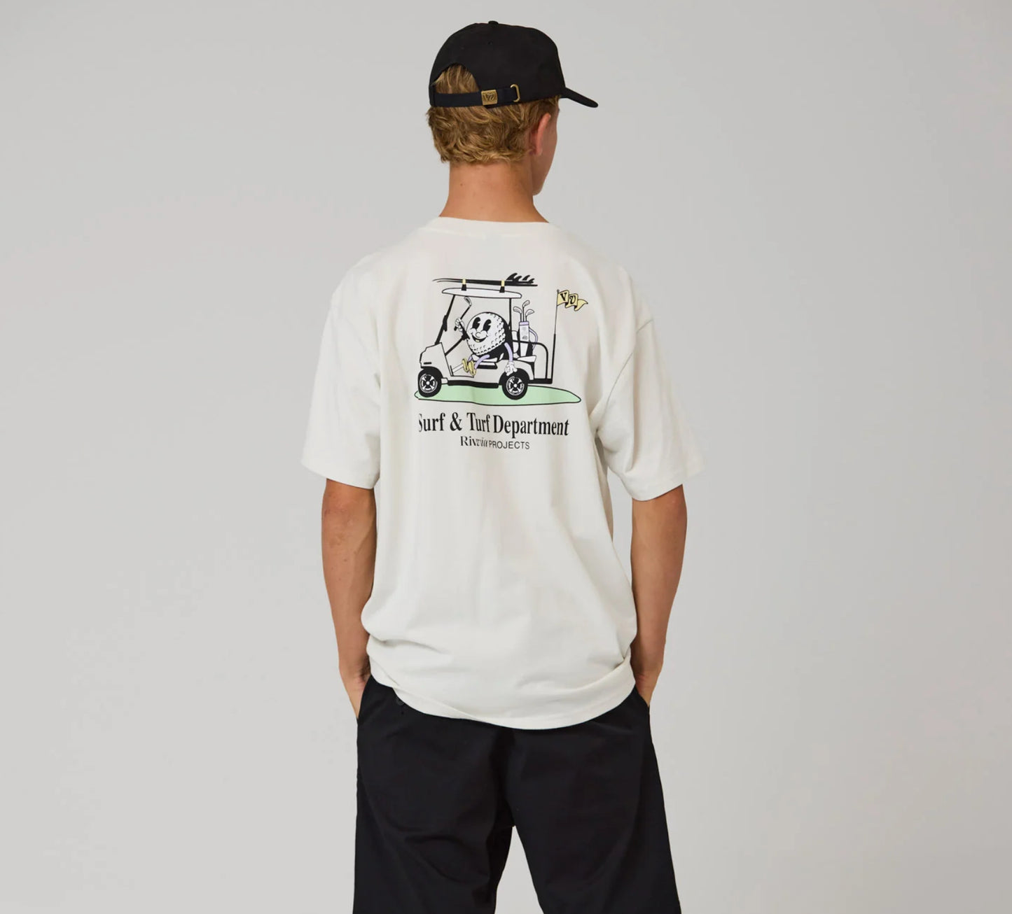 RIVVIA CADDY T-SHIRT : BONE