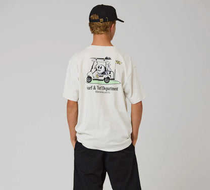 RIVVIA CADDY T-SHIRT : BONE