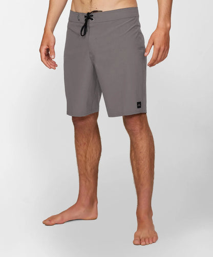 O'Neill HyperFreak Heat Solid 19" Boardshorts - Grey