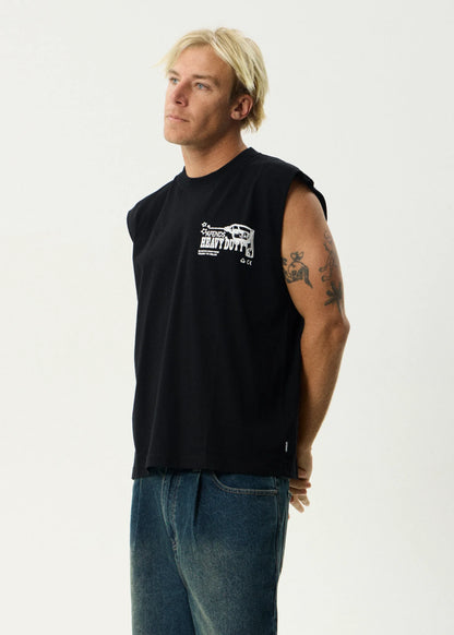 AFENDS HEAVY DUTY - SLEEVELESS TEE