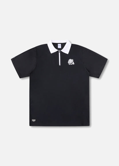 RIVVIA HAPPY GLOBE POLO : BLACK