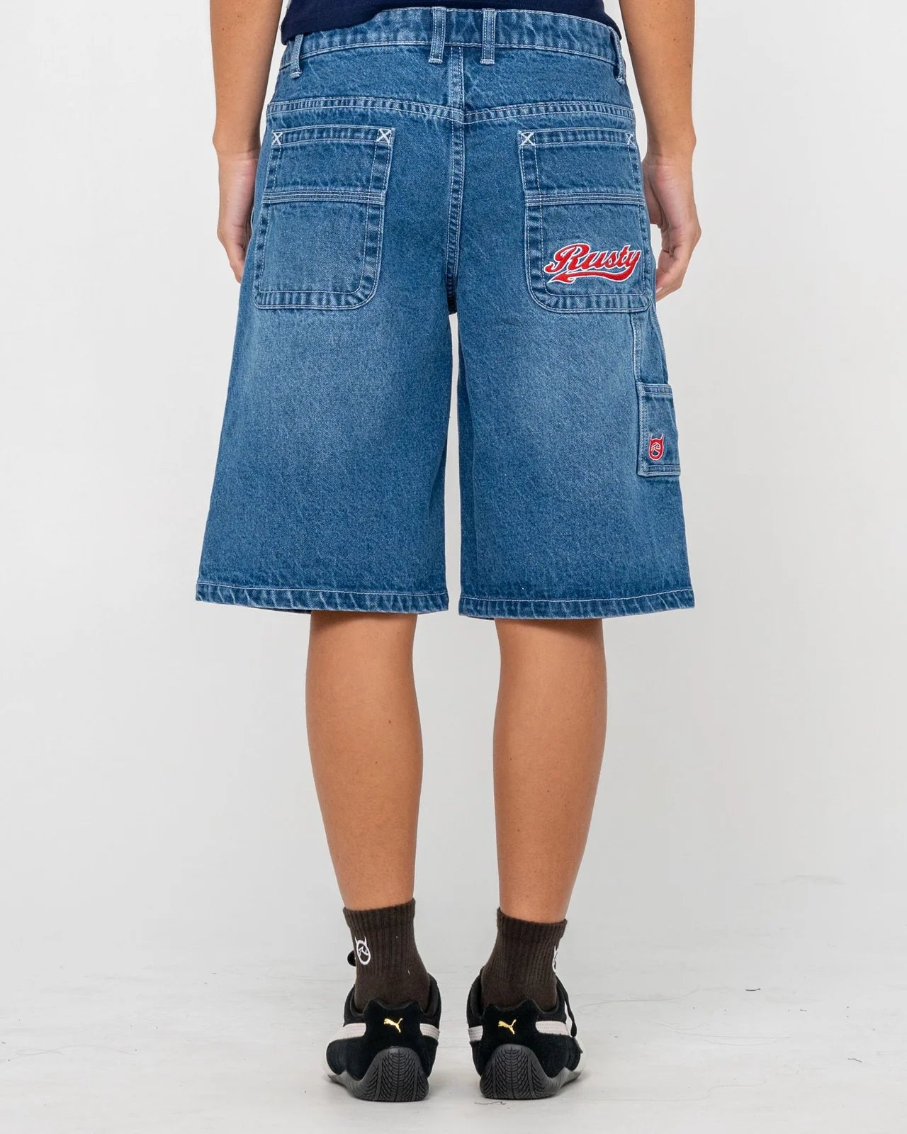 Rusty Billie Low Rise Carpenter Jort