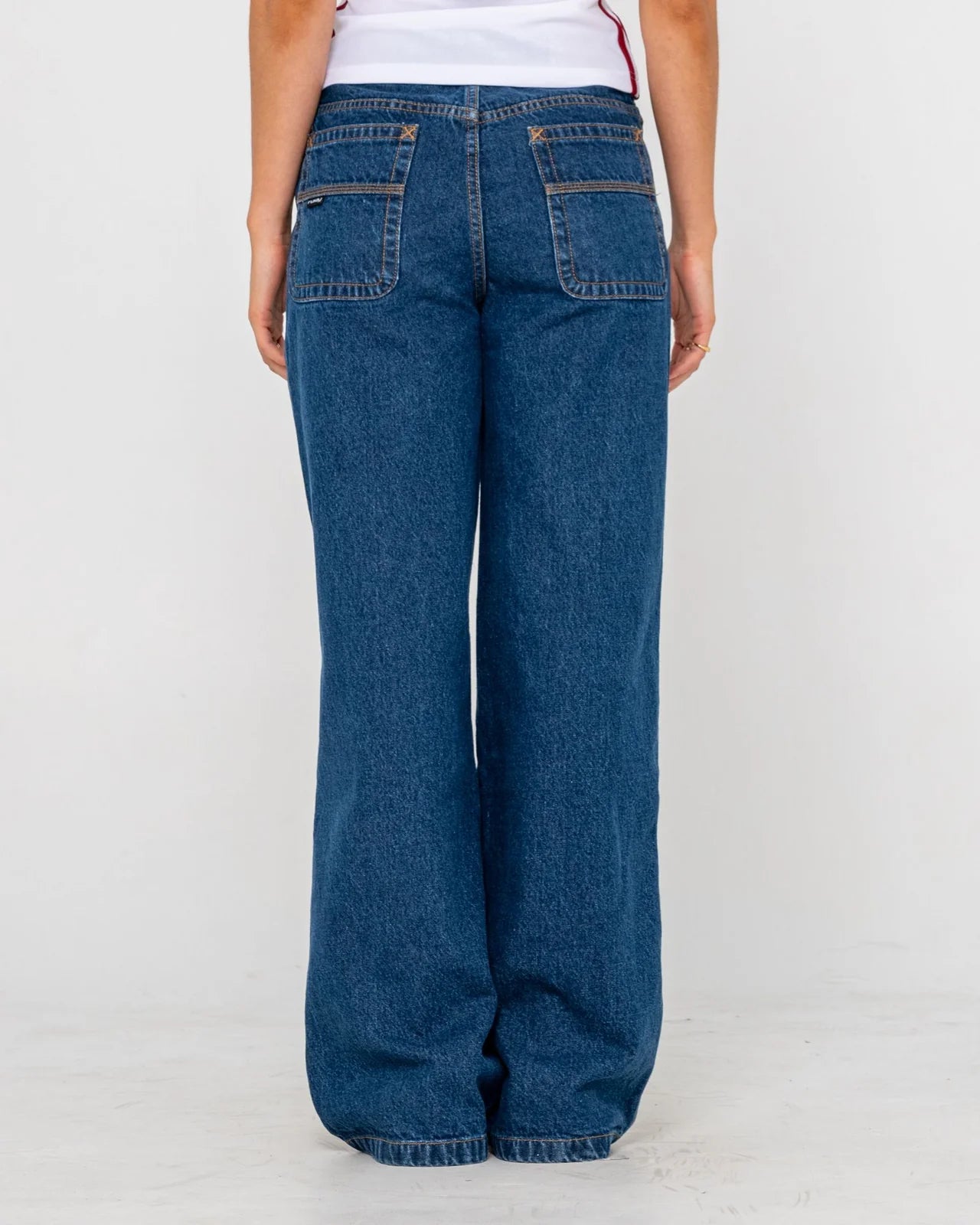 Rusty Cyprus High Waist Wide Leg Jeans