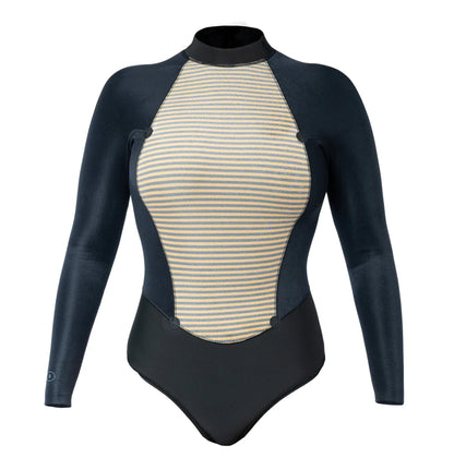 XCEL WOMENS COMP + BACK ZIP 1.5MM L/S CHEEKY CUT SPRINGSUIT