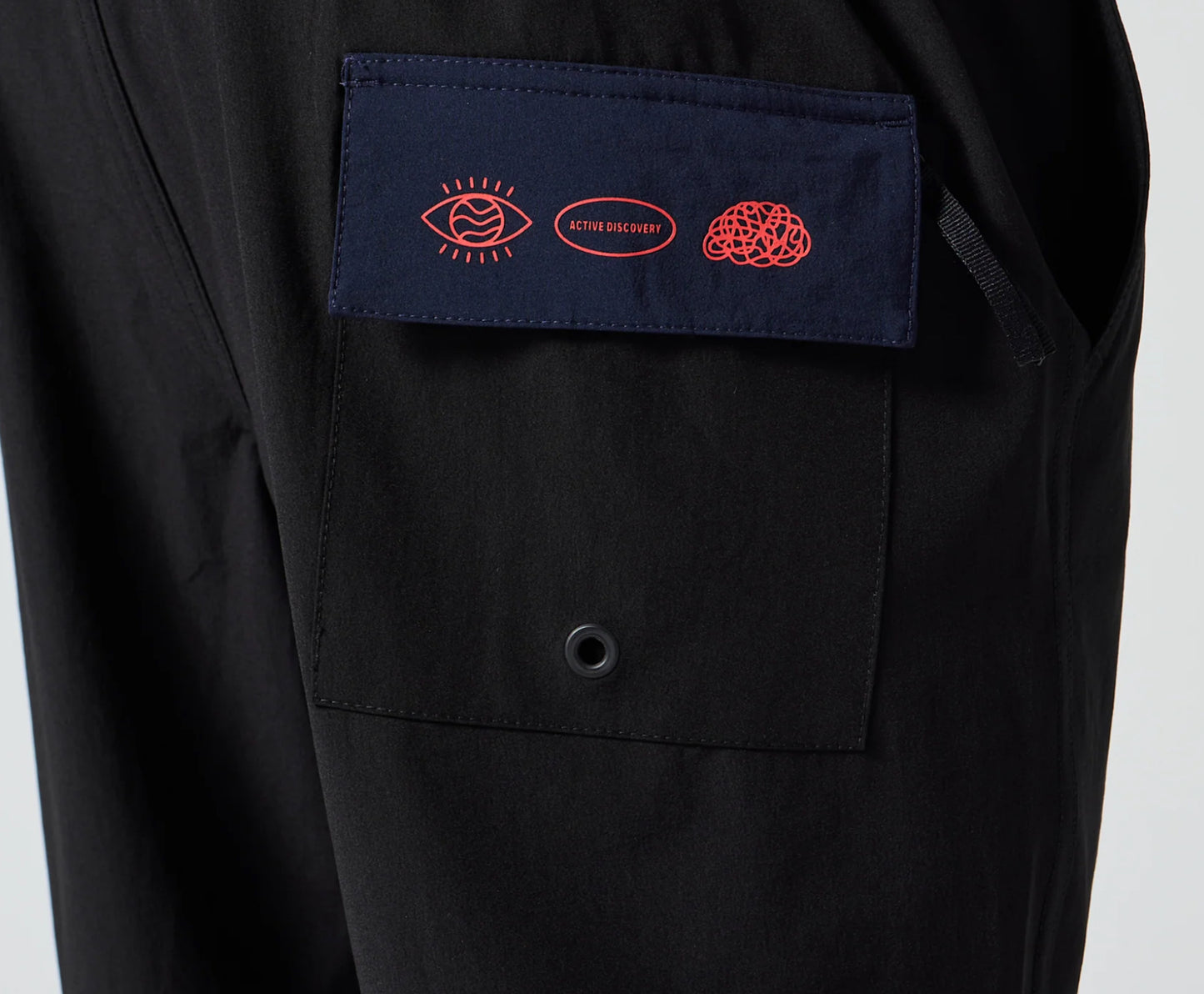 RIVVIA DAILY RIDE WORLD SERIES SHORT : BLACK/BLUE